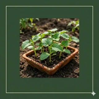 cucumber sapling